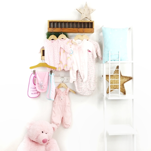 Carter's Other - 8 Piece Newborn -3 Month Baby Lot Overalls